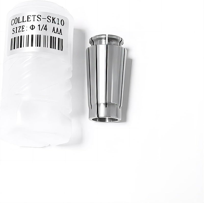 WEXWE Tools SK10 1/4 Inch High Precision Spring Collets, Accuracy Class: AAA Within: 0.005mm SK Router Collets For SK10 CNC Tools Holder CNC Milling 1pcs - Image 1